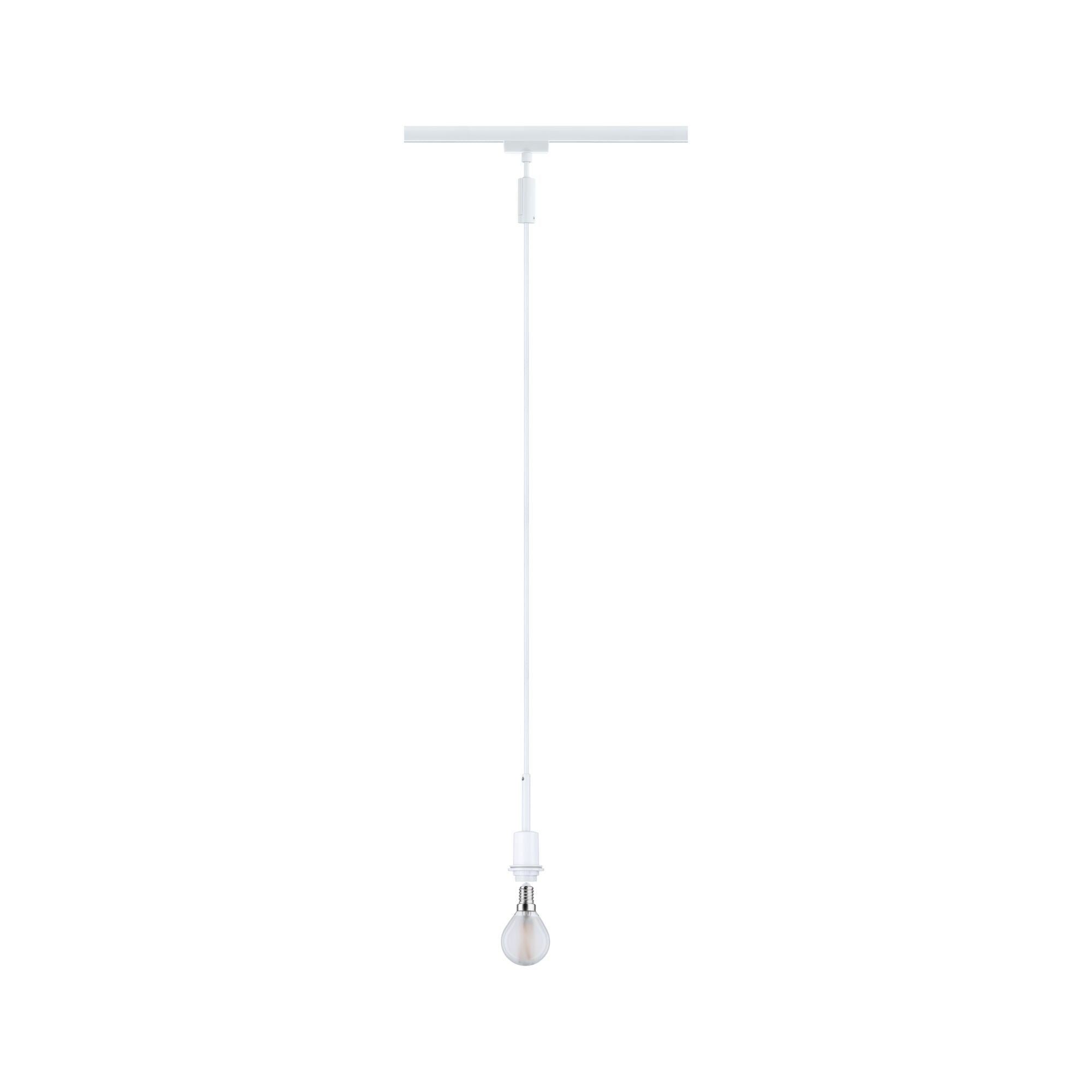 URail Pendel DecoSystems Basic E14 max. 20W dimmbar 230V Signalweiß