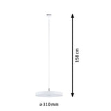 URail LED Pendel 3-Step-Dim Hildor 850lm 15W 4000K dimmbar 230V Signalweiß