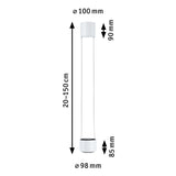 URail LED Pendel Aldan 930lm / 530lm 8,5W 4000K dimmbar 230V Signalweiß