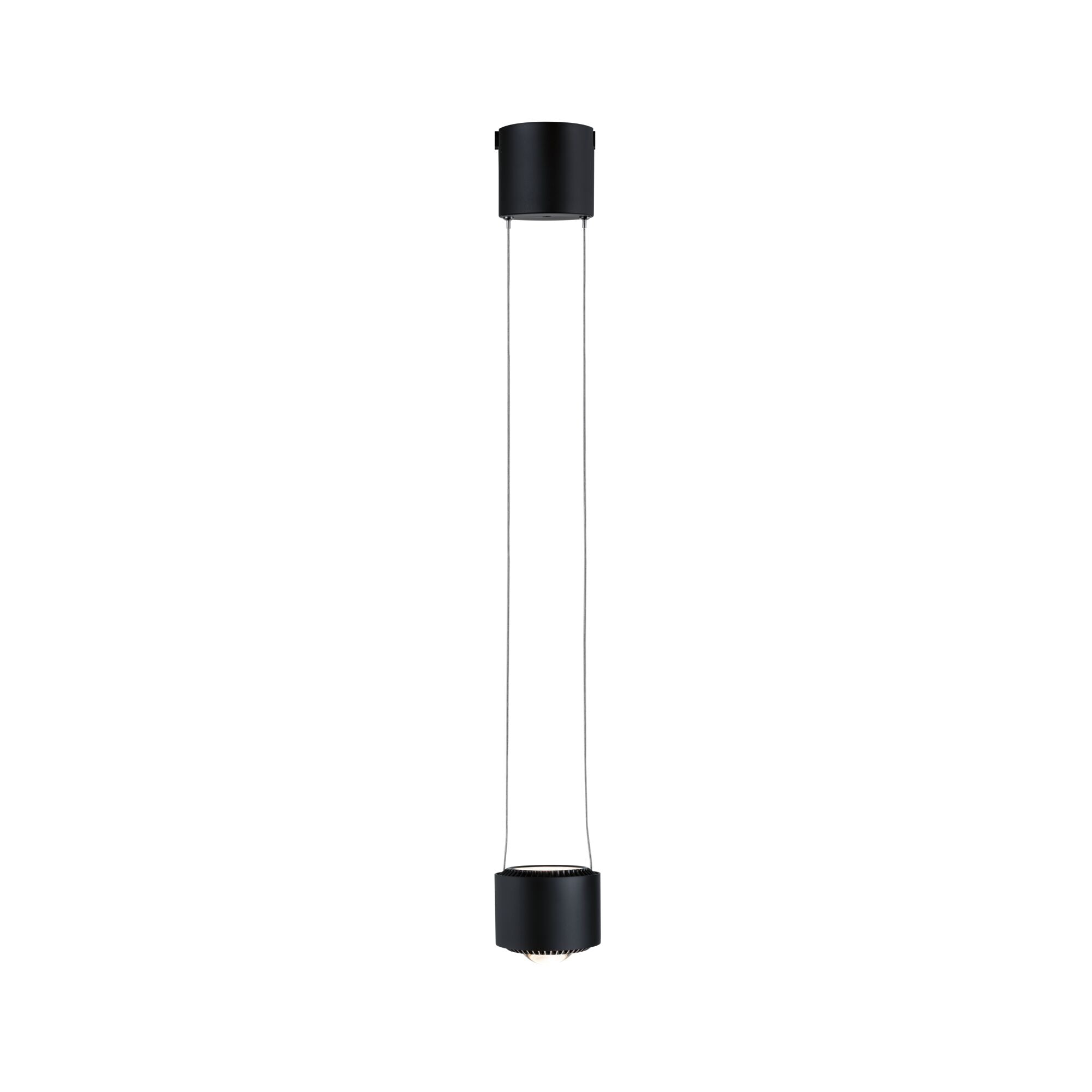 URail LED Pendel Aldan 860lm / 460lm 8,5 / 4,5W 2700K dimmbar 230V Schwarz matt