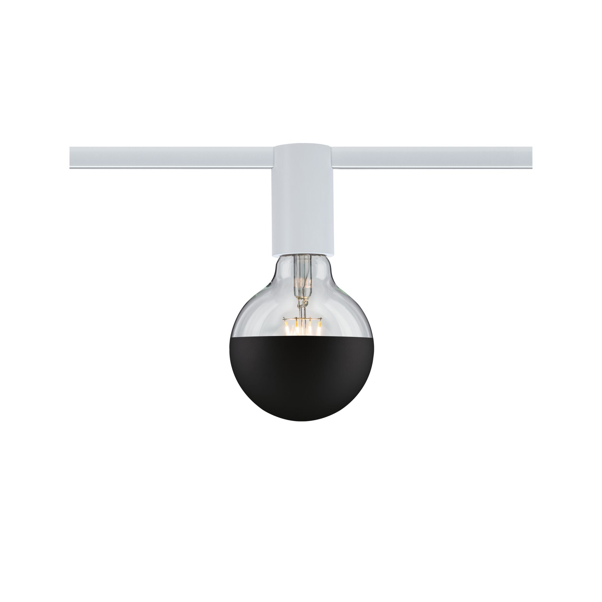 URail Schienenspot Socket Einzelspot E27 max. 20W dimmbar 230V Weiß