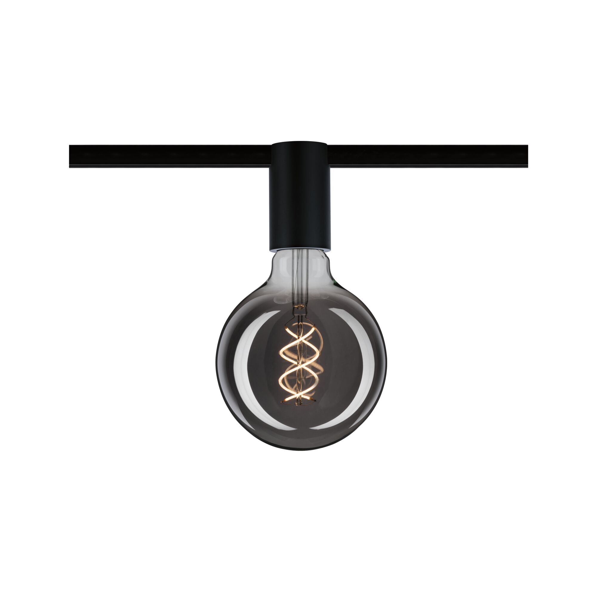 URail Schienenspot Socket Einzelspot E27 max. 20W dimmbar 230V Schwarz