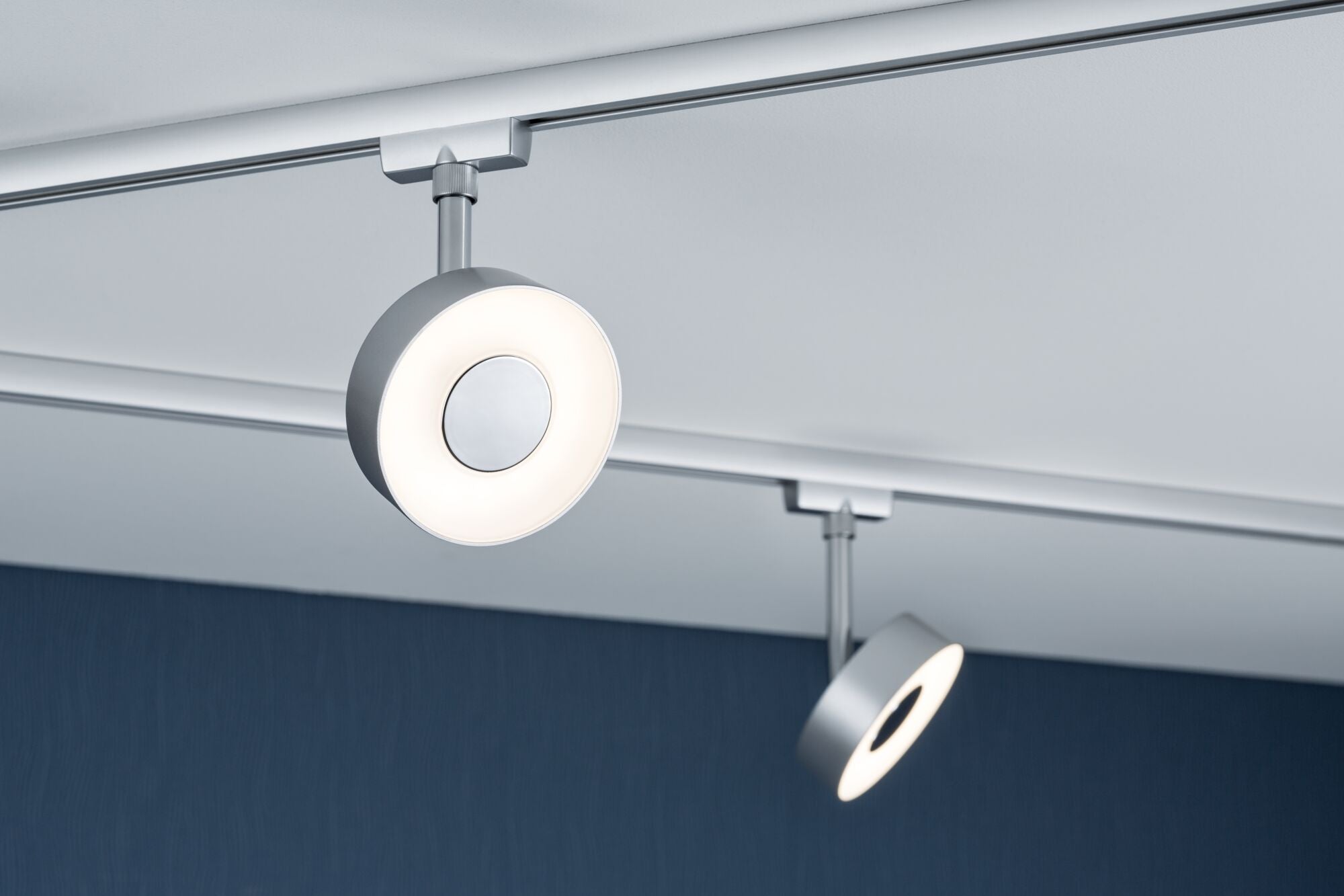 URail LED Schienenspot Circle Einzelspot 222lm 5,3W 2700K 230V Chrom matt