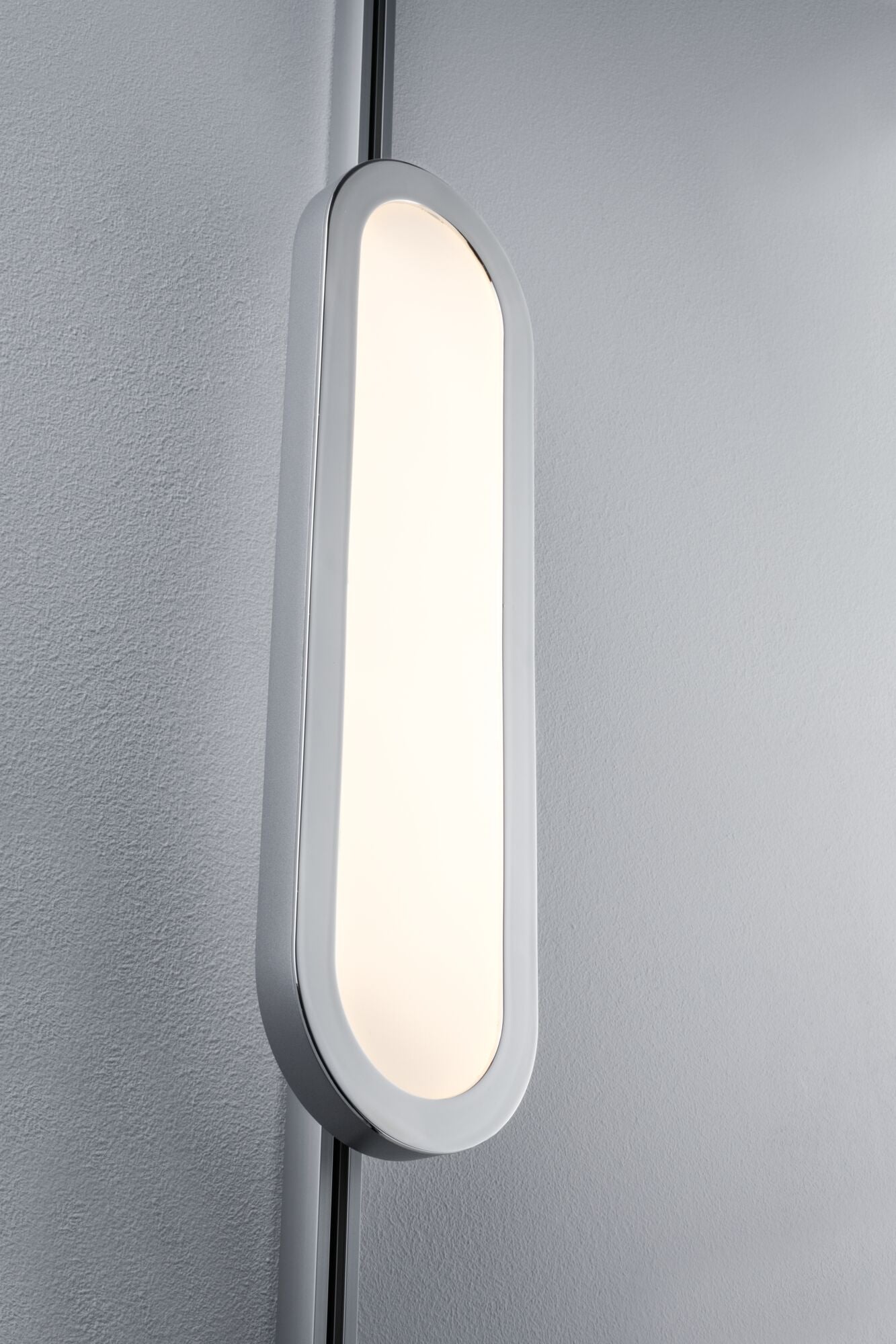 URail LED Panel Loop 480lm 7W 2700K 230V Chrom matt/Chrom