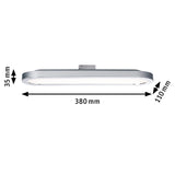 URail LED Panel Loop 480lm 7W 2700K 230V Chrom matt/Chrom