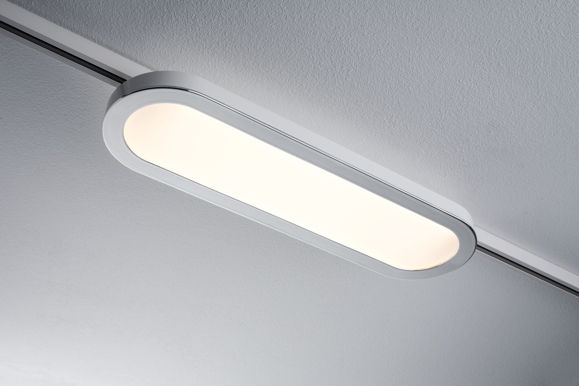 URail LED Panel Loop 480lm 7W 2700K 230V Weiß/Chrom