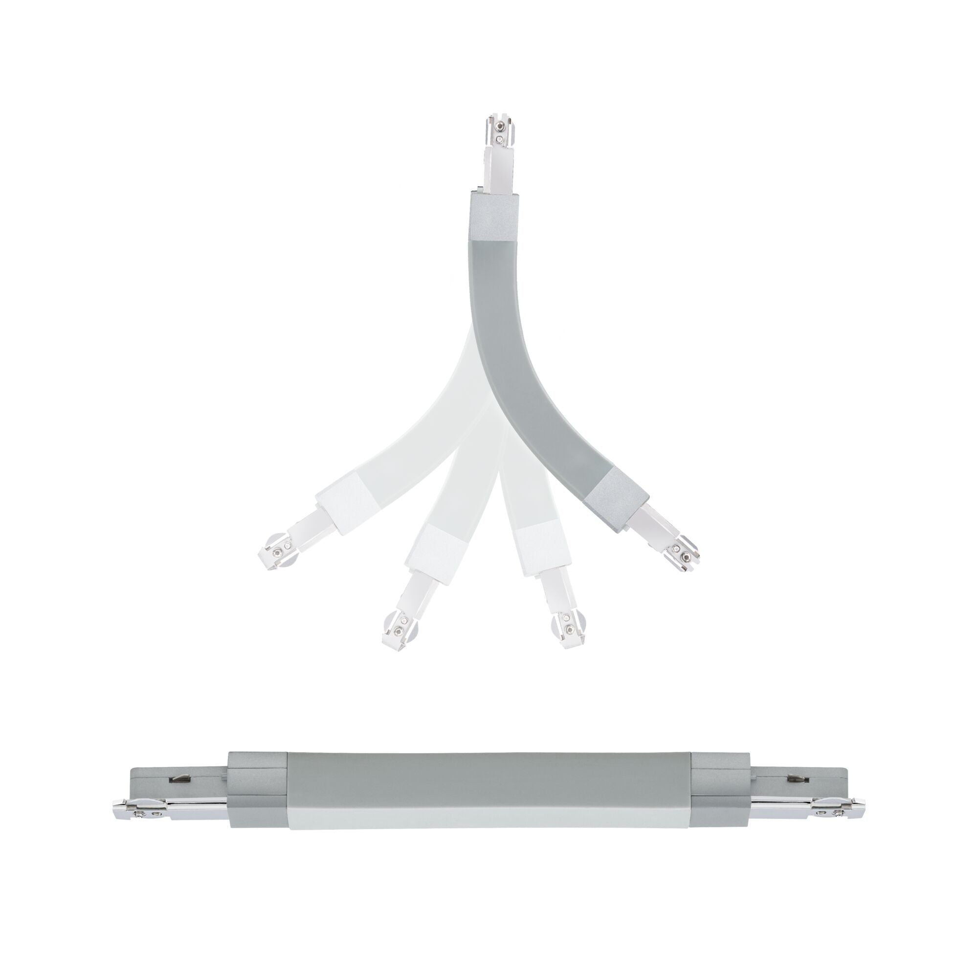 URail Verbinder Flex II 227x18mm max. 1000W Chrom matt