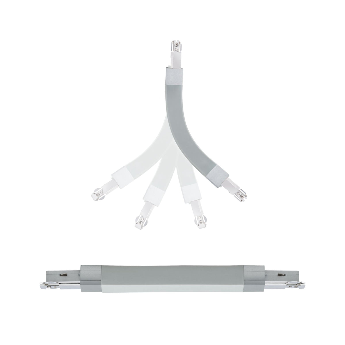 URail Verbinder Flex II 227x18mm max. 1000W Chrom matt