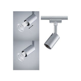 URail Schienenspot Pure I Einzelspot GU10 max. 10W dimmbar 230V Chrom matt/Chrom