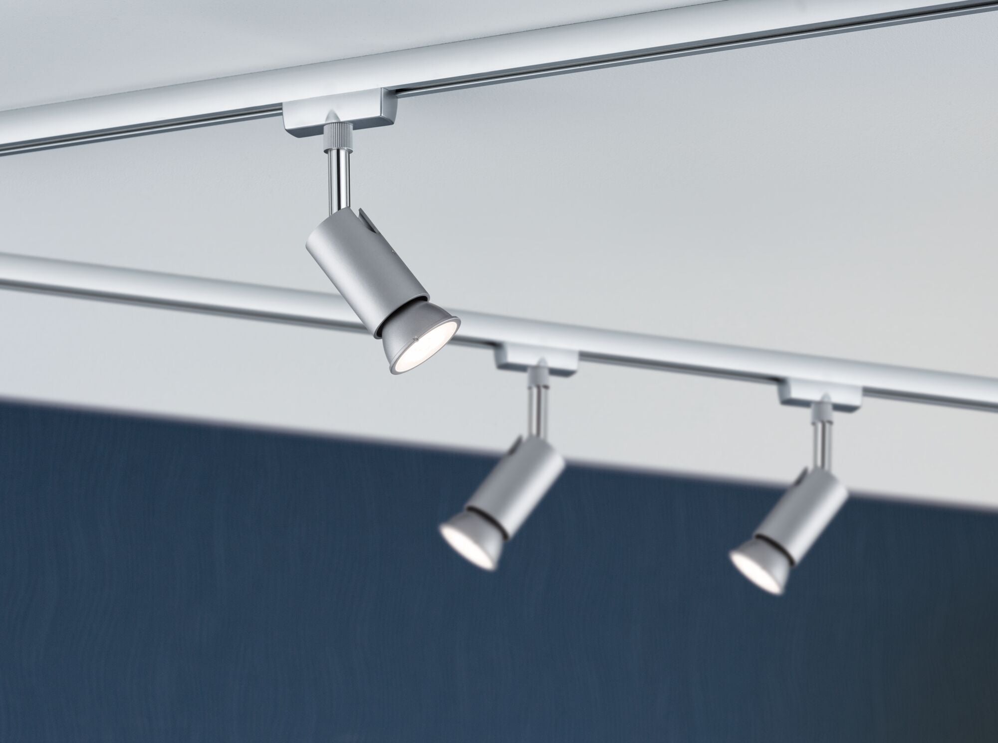 URail Schienenspot Pure I Einzelspot GU10 max. 10W dimmbar 230V Chrom matt/Chrom