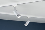 URail Schienenspot Pure I Einzelspot GU10 max. 10W dimmbar 230V Weiß/Chrom