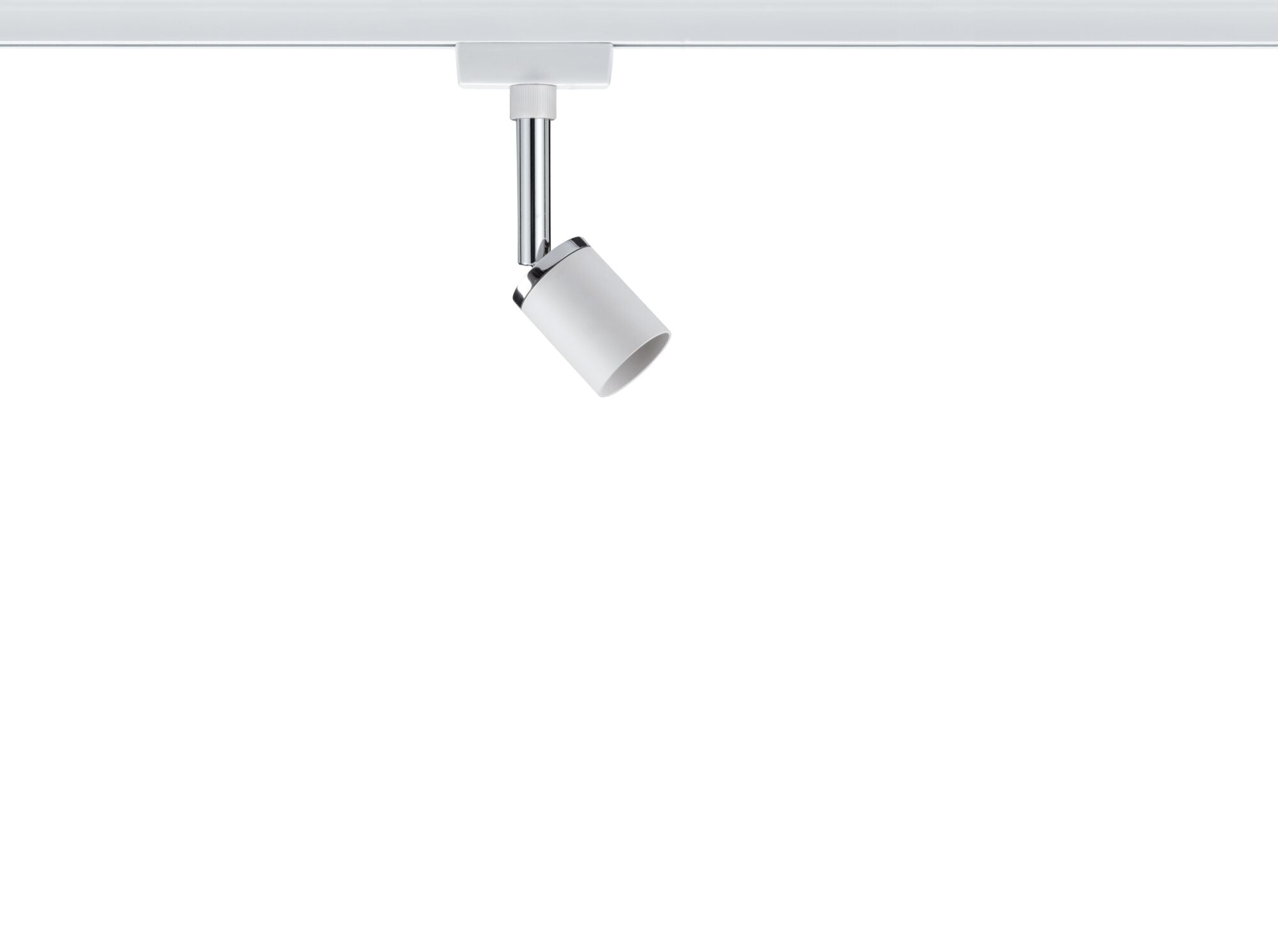 URail Schienenspot Pure II Einzelspot GU10 max. 10W dimmbar 230V Weiß/Chrom