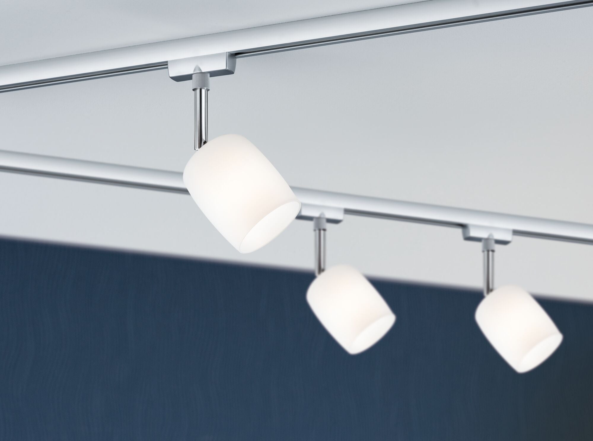 URail Schienenspot Blossom Einzelspot G9 max. 10W dimmbar 230V Chrom matt/Satin