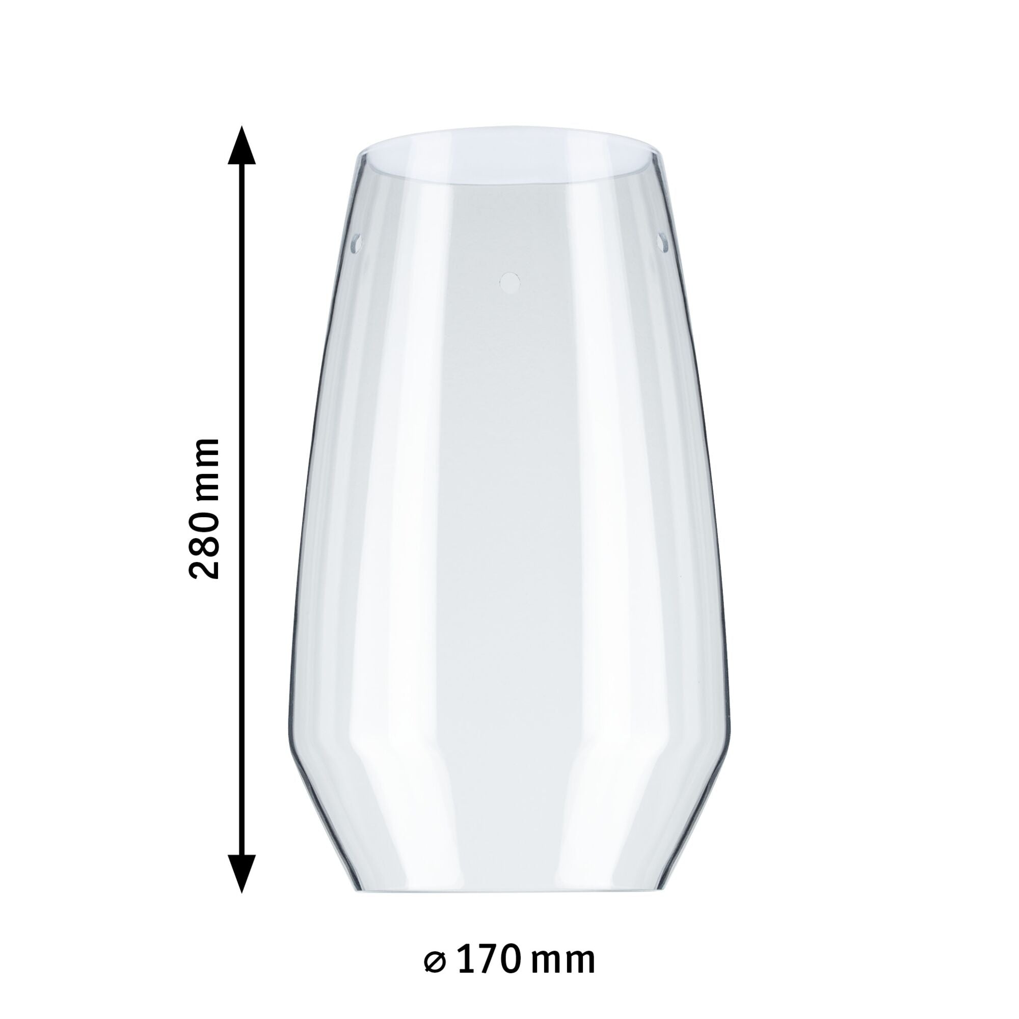 URail Schirm Vento 2Easy 170mm Klar