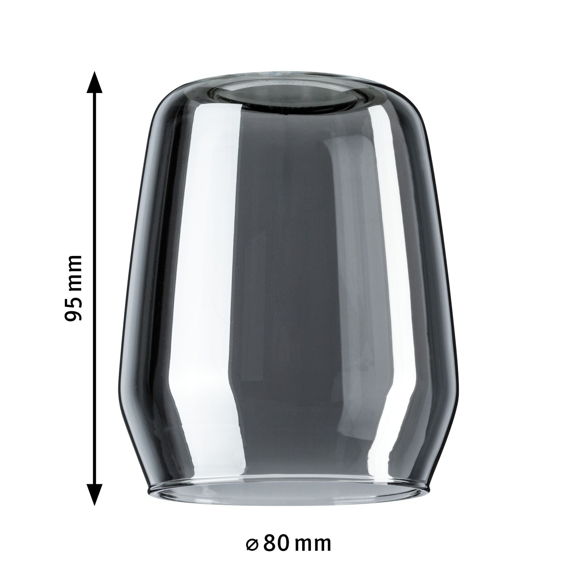 URail Schirm Vento DecoSystems 80mm Rauchglas