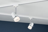 URail Schienenspot Pipe Einzelspot GU10 max. 10W dimmbar 230V Weiß/Chrom