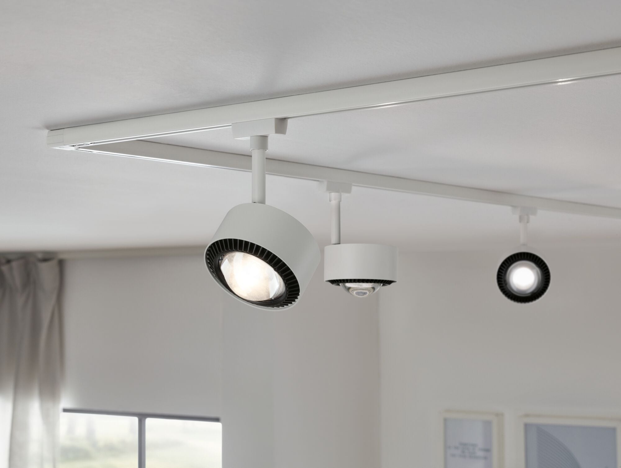 URail LED Schienenspot Aldan Einzelspot 498lm 8W 2700K dimmbar 230V Weiß