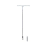URail Pendel 2Easy E27 max. 20W dimmbar 230V Weiß/Chrom