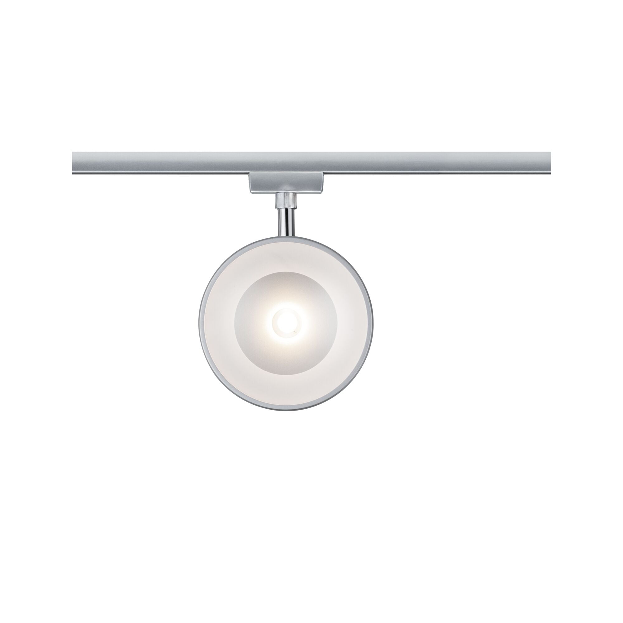 URail LED Schienenspot Arena Einzelspot 800lm 15W 2700K dimmbar 230V Chrom matt/Chrom