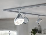 URail LED Schienenspot Arena Einzelspot 800lm 15W 2700K dimmbar 230V Chrom matt/Chrom