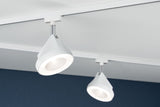 URail LED Schienenspot Arena Einzelspot 800lm 15W 2700K dimmbar 230V Weiß/Chrom
