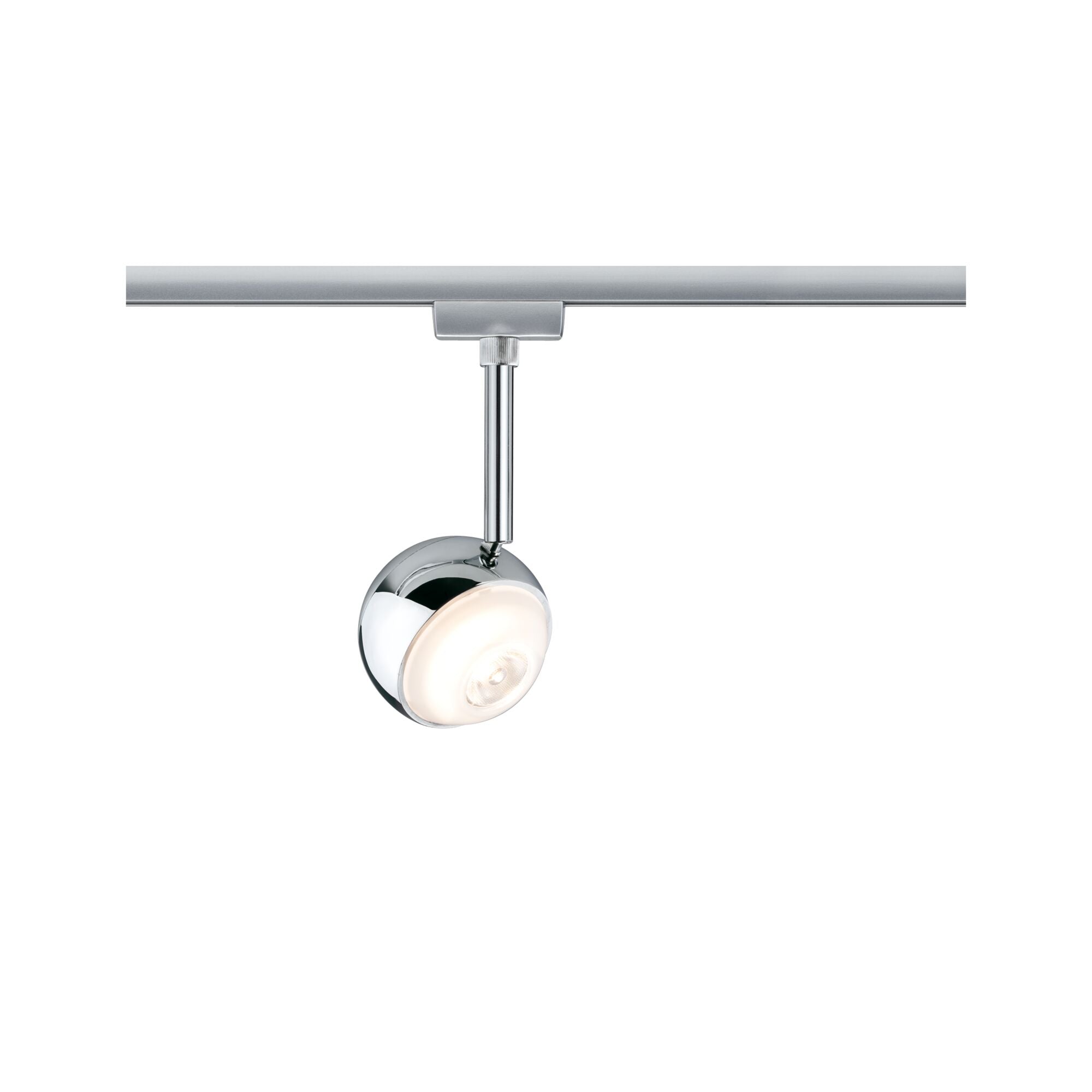 URail LED Schienenspot Capsule II Einzelspot 439lm 6,3W 2700K dimmbar 230V Chrom matt/Chrom
