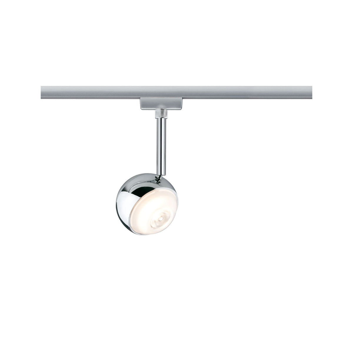 URail LED Schienenspot Capsule II Einzelspot 439lm 6,3W 2700K dimmbar 230V Chrom matt/Chrom