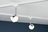 URail LED Schienenspot Capsule II Einzelspot 439lm 6,3W 2700K dimmbar 230V Weiß/Chrom