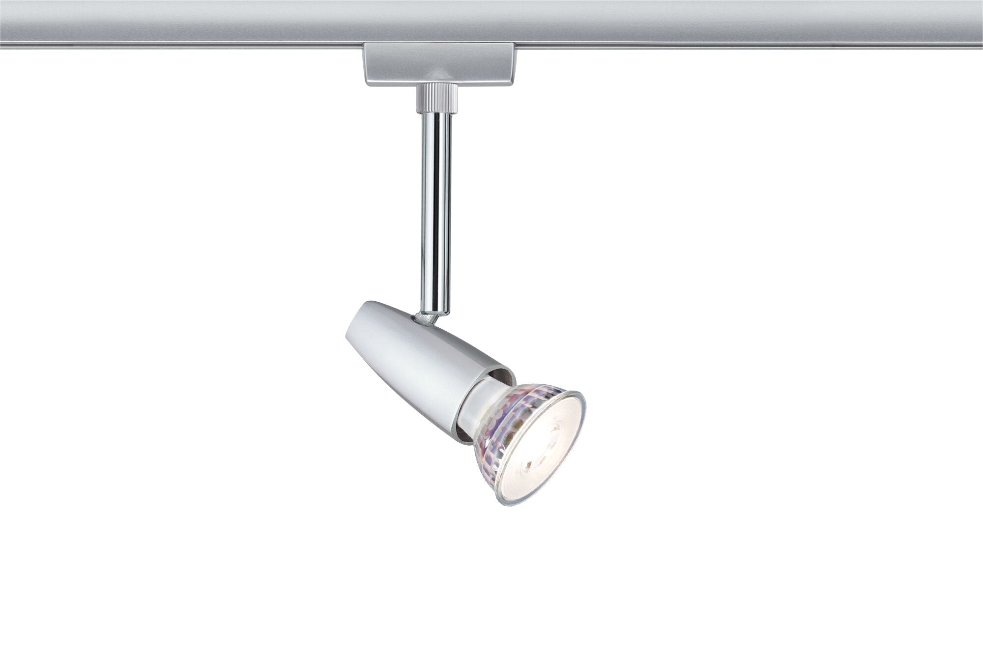 URail Schienenspot Barelli Basisset GU10 max. 3x10W dimmbar 230V Chrom matt/Chrom