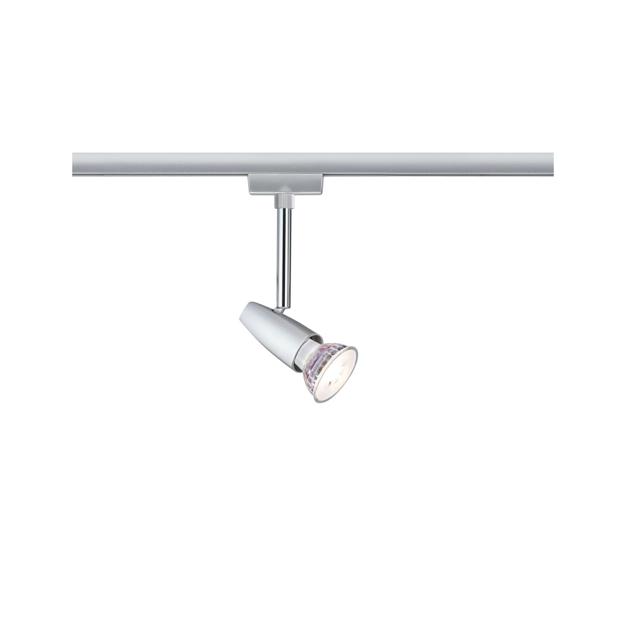 URail Schienenspot Barelli Basisset GU10 max. 3x10W dimmbar 230V Chrom matt/Chrom