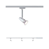 URail Schienenspot Barelli Basisset GU10 max. 3x10W dimmbar 230V Chrom matt/Chrom