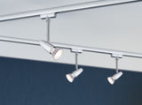 URail Schienenspot Barelli Basisset GU10 max. 3x10W dimmbar 230V Chrom matt/Chrom