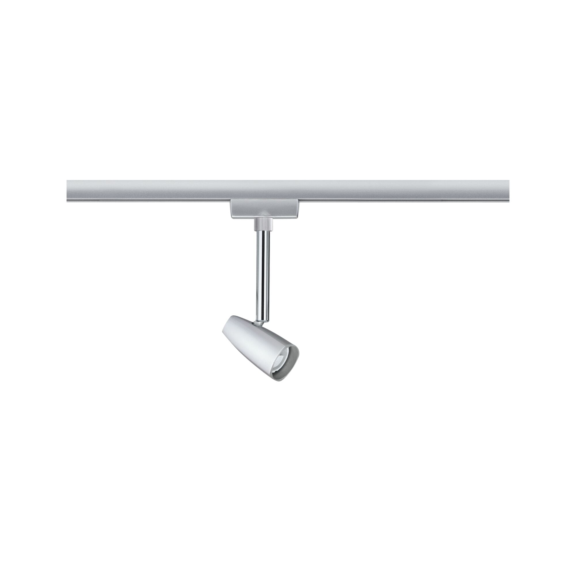 URail Schienenspot Barelli Einzelspot GU10 max. 10W dimmbar 230V Chrom matt/Chrom
