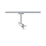 URail Schienenspot Barelli Einzelspot GU10 max. 10W dimmbar 230V Chrom matt/Chrom
