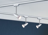 URail Schienenspot Barelli Einzelspot GU10 max. 10W dimmbar 230V Chrom matt/Chrom