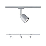 URail Schienenspot Cover Basisset GU10 max. 3x10W dimmbar 230V Chrom matt/Chrom