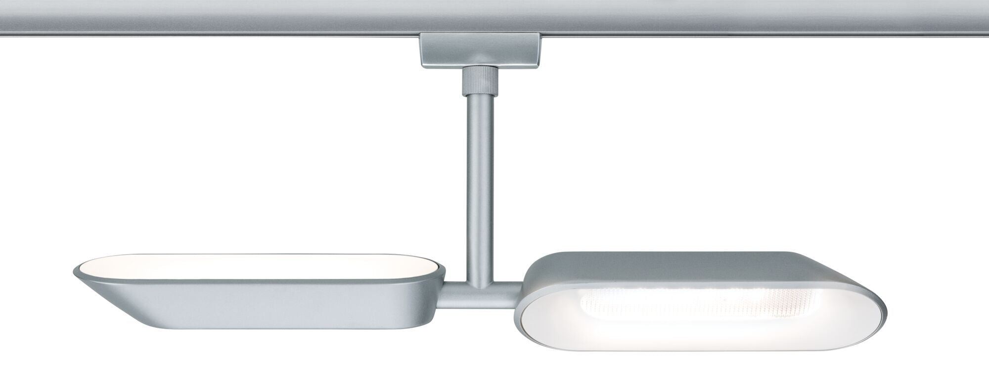URail LED Schienenspot Dipper Einzelspot 2x650lm 2x8W 2700K dimmbar 230V Chrom matt/Weiß