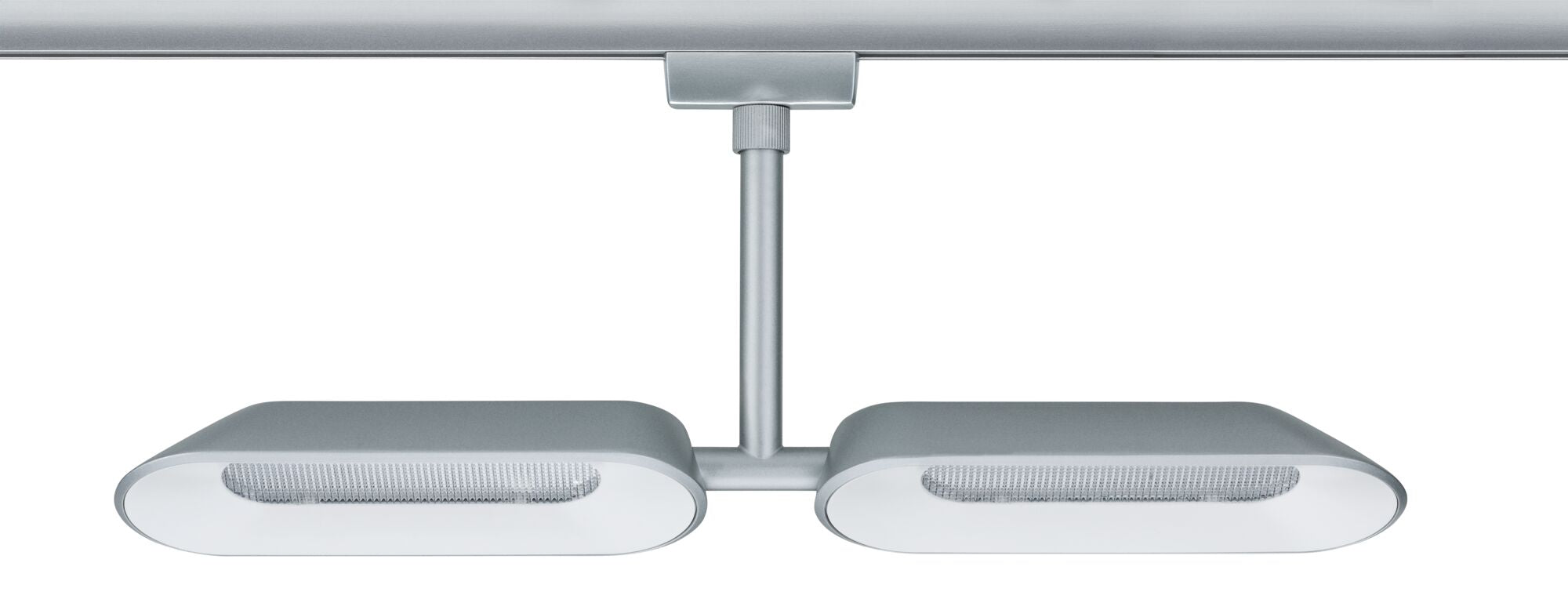 URail LED Schienenspot Dipper Einzelspot 2x650lm 2x8W 2700K dimmbar 230V Chrom matt/Weiß