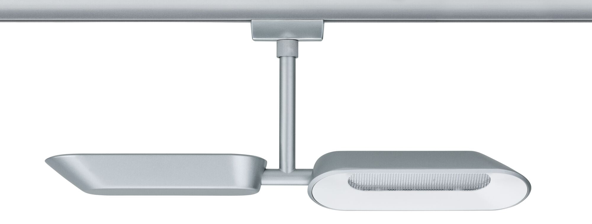 URail LED Schienenspot Dipper Einzelspot 2x650lm 2x8W 2700K dimmbar 230V Chrom matt/Weiß