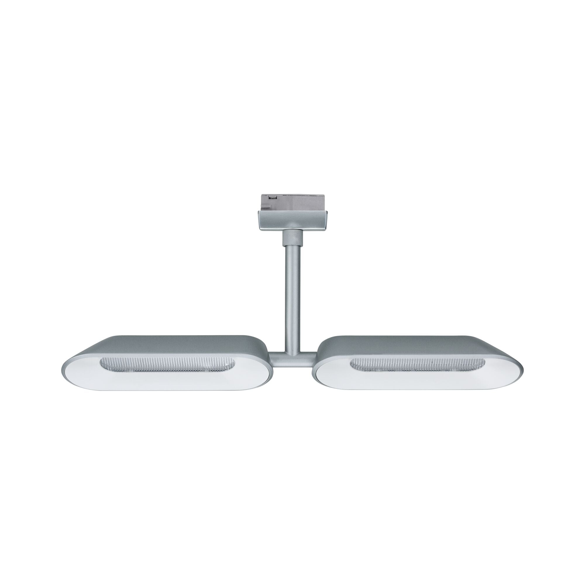 URail LED Schienenspot Dipper Einzelspot 2x650lm 2x8W 2700K dimmbar 230V Chrom matt/Weiß