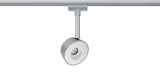 URail LED Schienenspot Pellet Einzelspot 350lm 6,7W 2700K dimmbar 230V Chrom matt/Weiß