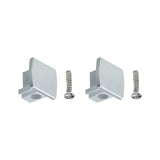 URail Verbinder 2er-Set Endkappe 2er-Set 13x21mm Chrom matt
