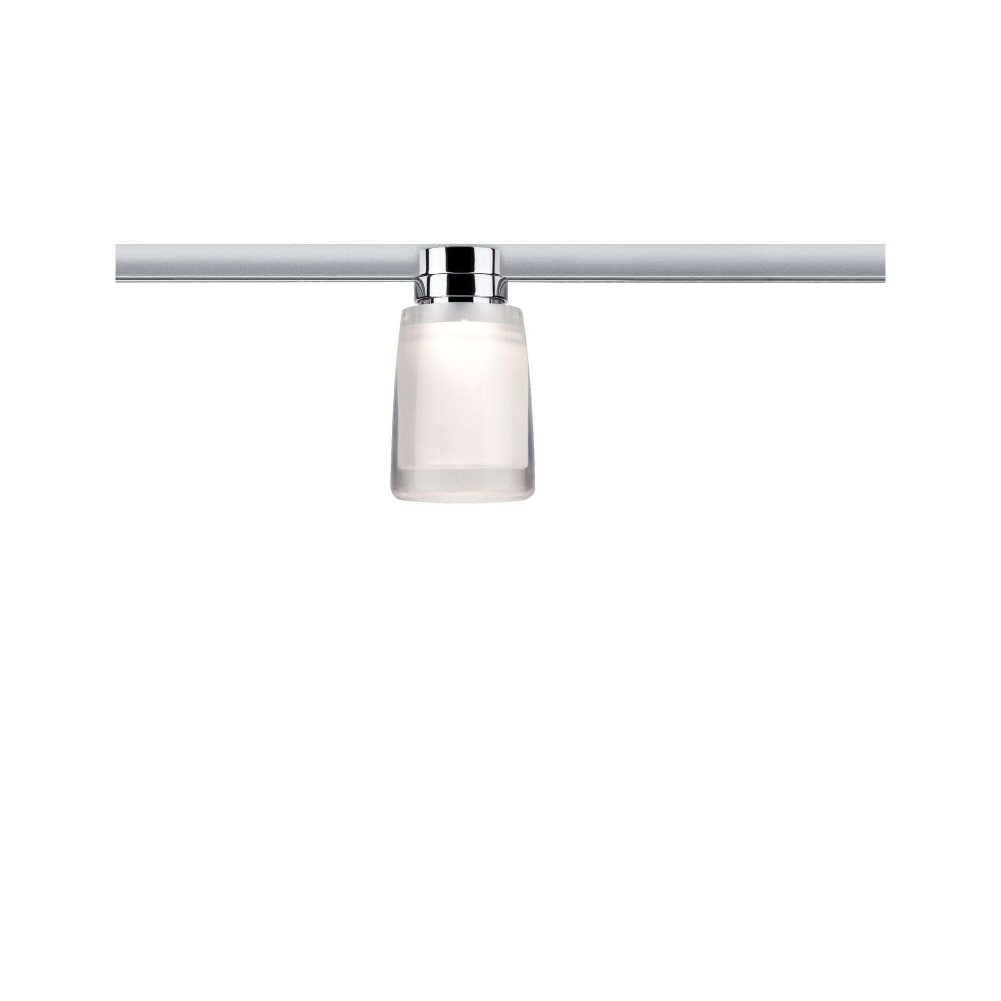 URail LED Schienenspot Safira Einzelspot 350lm 4,9W 2700K dimmbar 230V Chrom/Klar/Satin