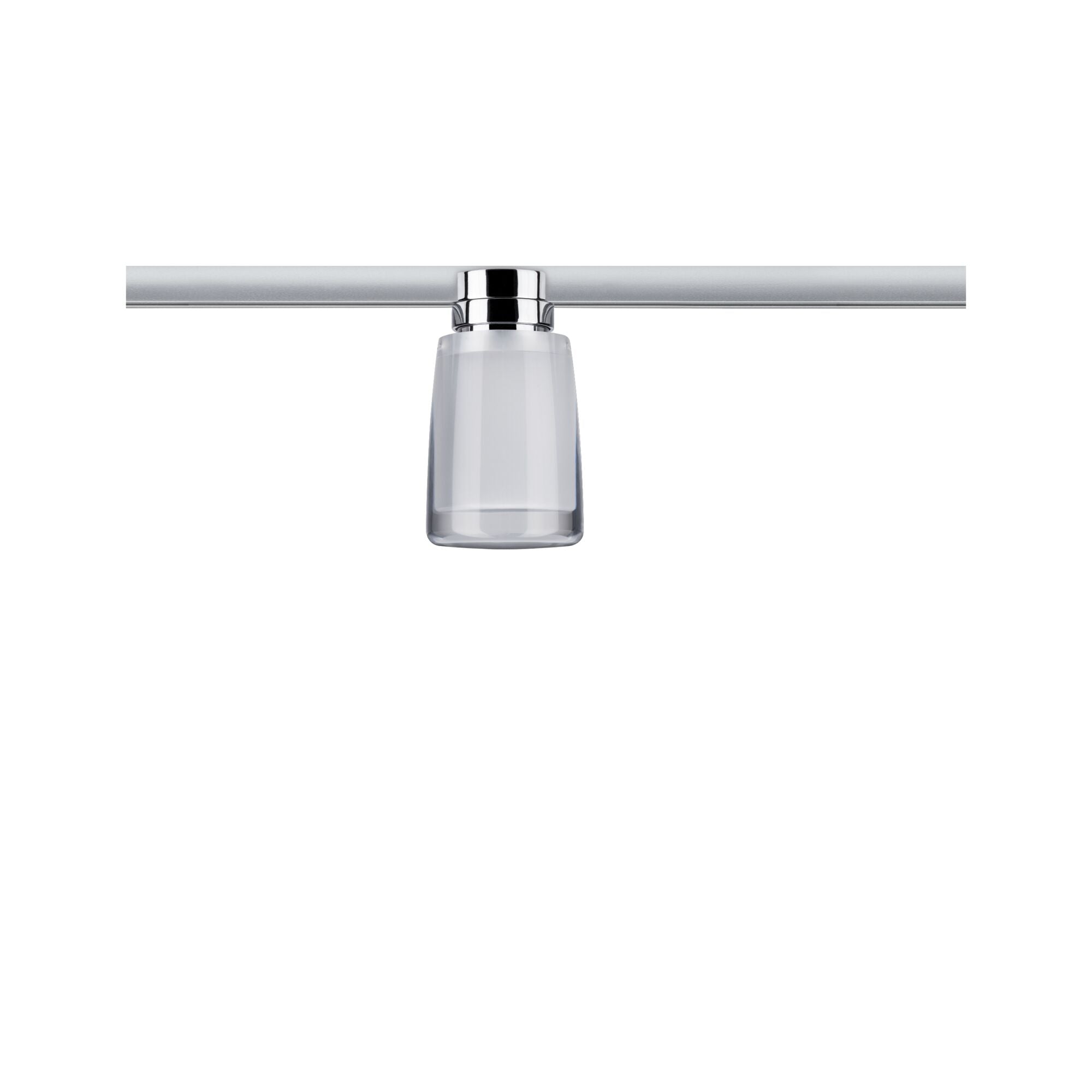URail LED Schienenspot Safira Einzelspot 350lm 4,9W 2700K dimmbar 230V Chrom/Klar/Satin