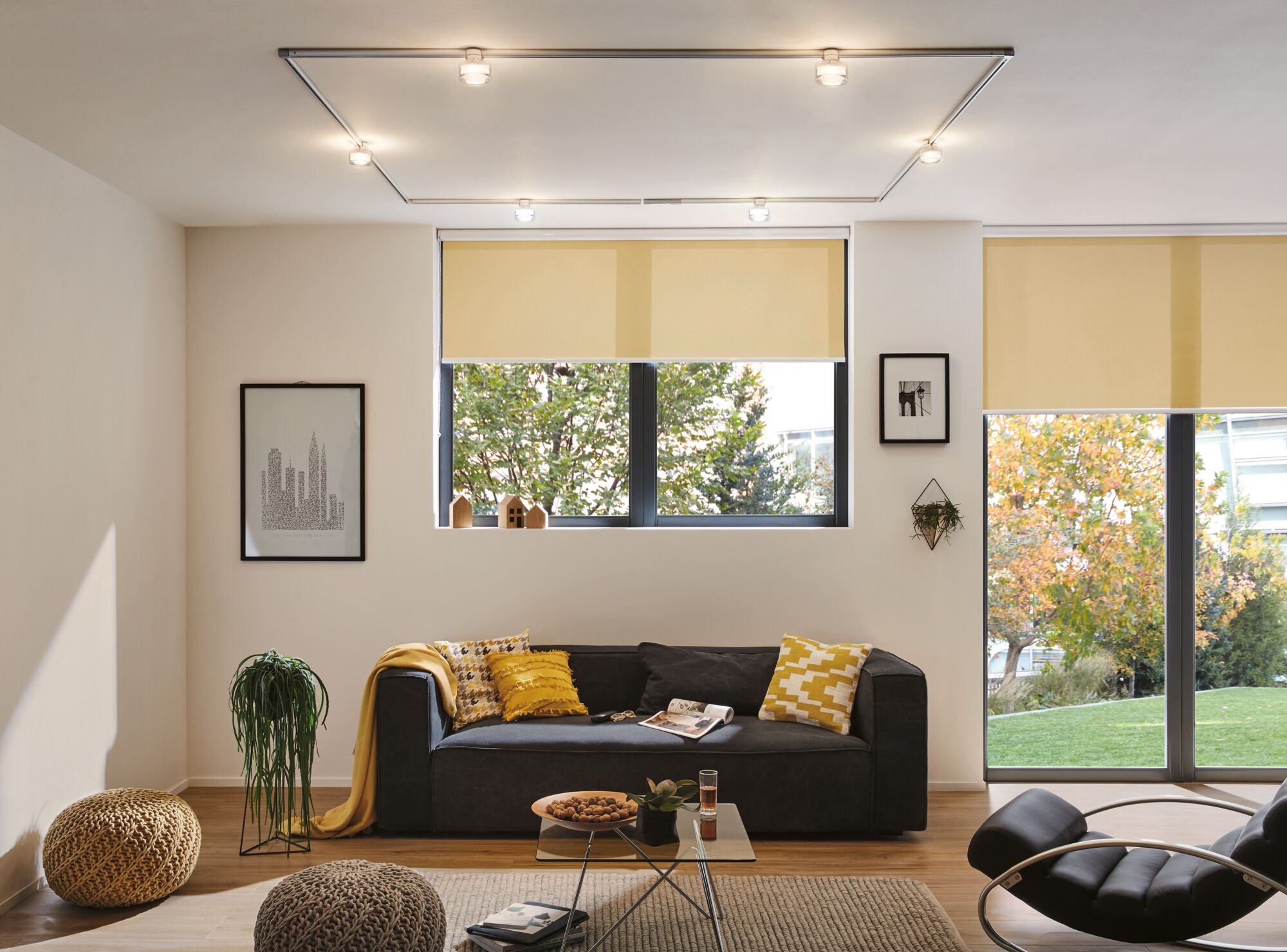 URail LED Schienenspot Safira Einzelspot 350lm 4,9W 2700K dimmbar 230V Chrom/Klar/Satin
