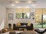 URail LED Schienenspot Safira Einzelspot 350lm 4,9W 2700K dimmbar 230V Chrom/Klar/Satin