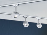 URail LED Schienenspot Cube Einzelspot 540lm 8W 2700K dimmbar 230V Chrom matt/Chrom
