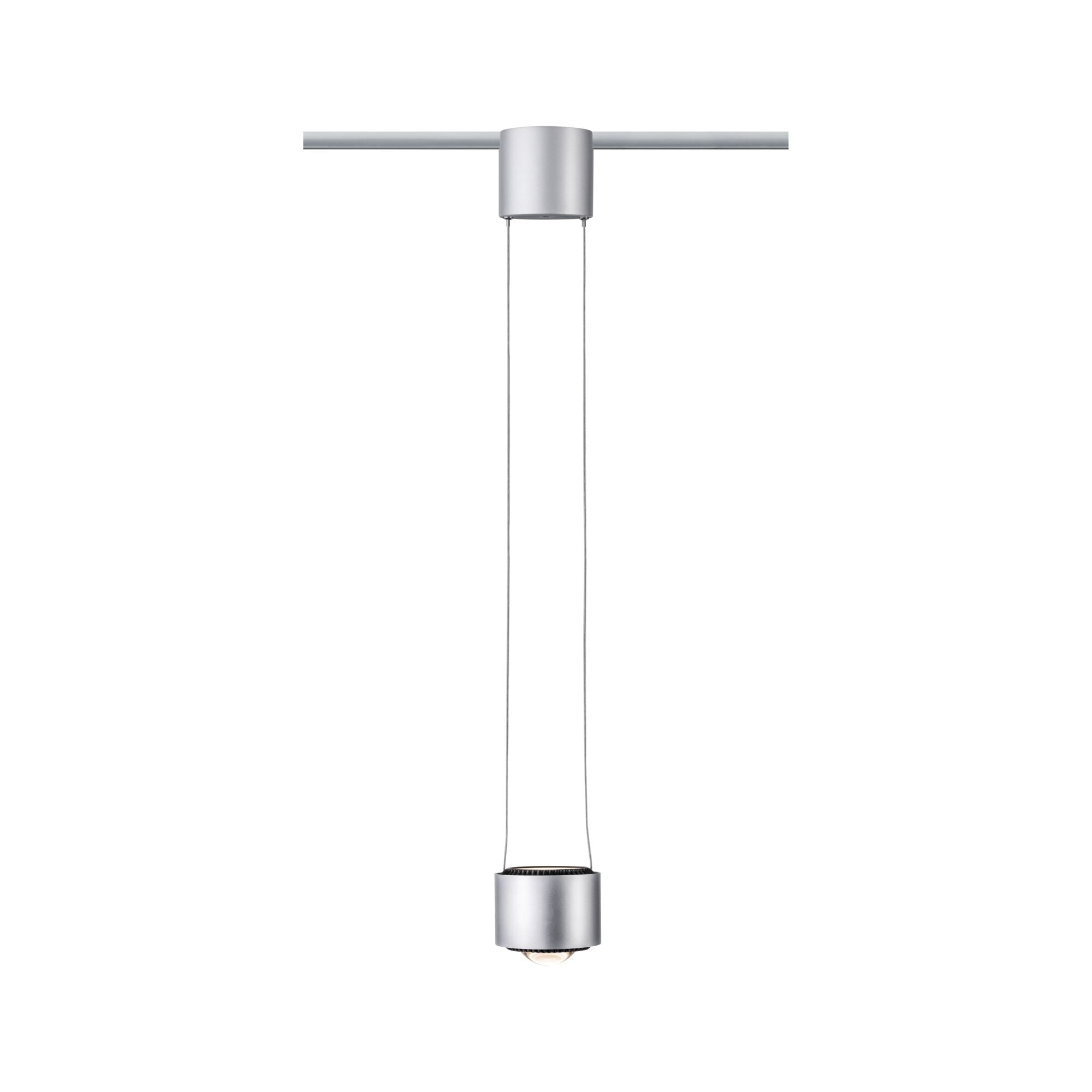 URail LED Pendel Aldan 880lm / 480lm 8,5 / 4,5W 2700K dimmbar 230V Chrom matt/Schwarz