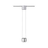 URail LED Pendel Aldan 880lm / 480lm 8,5 / 4,5W 2700K dimmbar 230V Chrom matt/Schwarz
