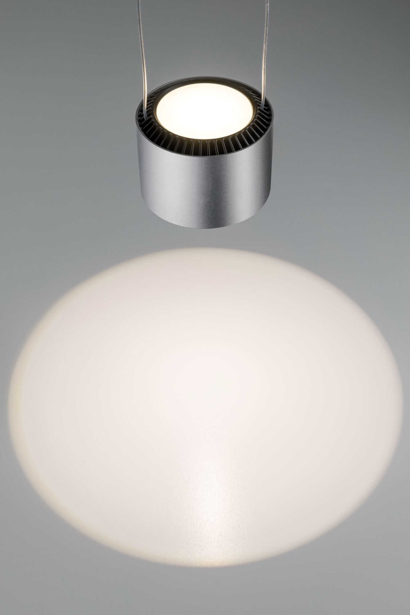 URail LED Pendel Aldan 880lm / 480lm 8,5 / 4,5W 2700K dimmbar 230V Chrom matt/Schwarz